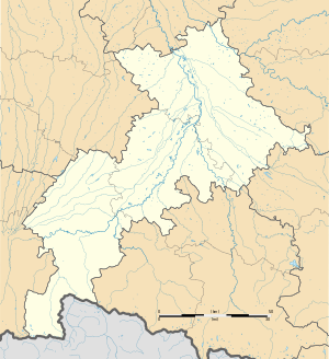 圣索沃尔在上加龙省的位置