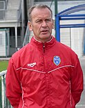 Photographie de l'entraîneur de Troyes Jean-Marc Furlan en 2011.