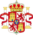 Kleines Wappen der Bourbonen-Könige Säulen des Herakles 1761–1808 1812–1868 1874–1931