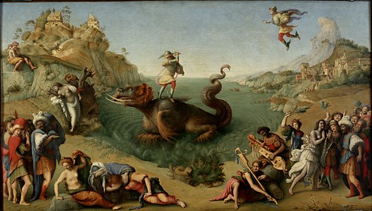 Piero di Cosimo Perseo liberiganta Andromeda, 70 x 123 cm
