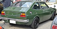 The rear view of a Toyota Publica Starlet Coupé (JDM)