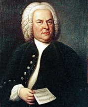 Johann Sebastian Bach im Jahre 1746, Ölgemälde von Elias Gottlob Haußmann