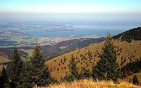 vista desde los Alpes