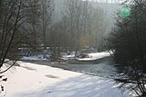 Die winterliche Jagst in Schöntal