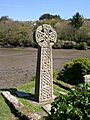 Image 17The cross on the grave of Charles Bowen Cooke, St Just in Roseland (from Culture of Cornwall)