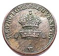 Centesimo Königreich Lombardo-Venetien 1822, eiserne Krone Lombardei, darüber Krone Österreichs