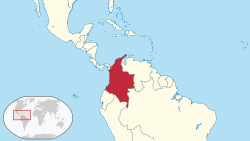 Location of Kolumbiya