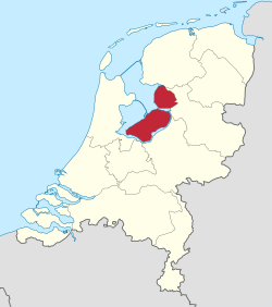 Location o Flevoland in the Netherlands