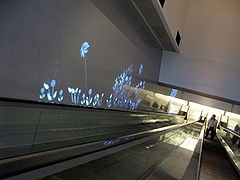 Interactive Projection in between MTR level to ground floor