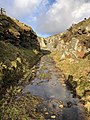 Entrance to Cheesewring Quarry above Sharptor