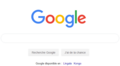 La homepage di Google