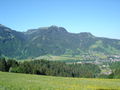 The Hahnenkamm (Kitzbüheler Alpen) above Kitzbühel