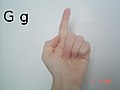 G i fransk tegnspråk