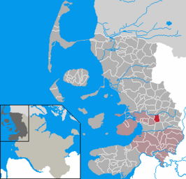 Kaart van Olderup