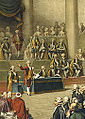 Sessão inaugural dos Estados Gerais, em Versalhes (1789).