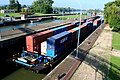 Le transport combiné fluvial est en plein développement sur la Seine.