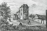Die Kulkwitzer Kirche 1840