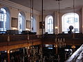 The interior of Bevis Marks Synagogue