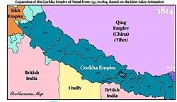 Every year expansion of the gorkha kingdom