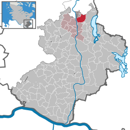 Läget för kommunen Klempau i Kreis Herzogtum Lauenburg