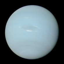 Neptuno dende a Voyager 2, os días 16 e 17 de agosto de 1989.