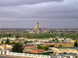 Ouagadougou lentokoneesta kuvattuna vuonna 2011.