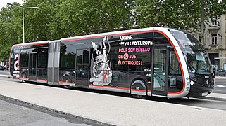 Bus du réseau de transports en commun d'Amiens en 2019.