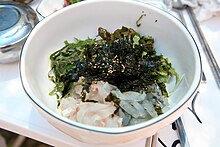 Seaweed can be used as a topping to add saltiness