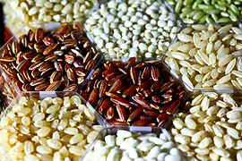 Rice comes in many shapes, colors, and sizes