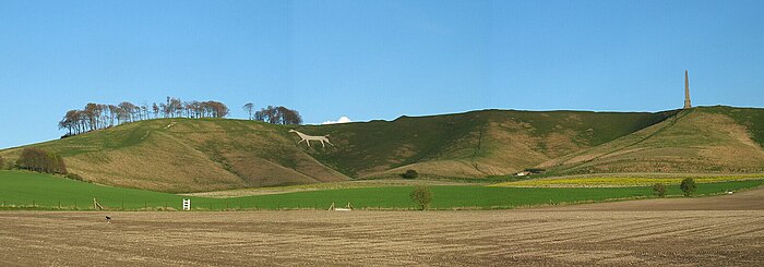 Cherhill White Horse and Landsdowne Monument