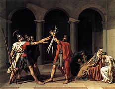 Jacques-Louis David Zakletva Horacija