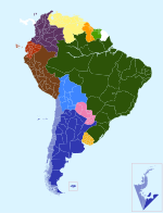 Países fundadores da UNASUL