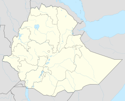 Axum trên bản đồ Ethiopia