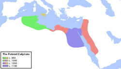 Lokasi Dinasti Fatimiah