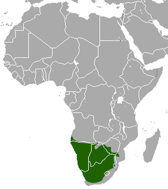 Distribución da hiena parda