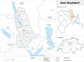 Karte von Amt Hochdorf