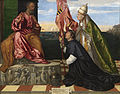 Jacopo Pesaro being presented by Pope Alexander VI to Saint Peter, Ex-voto painting by Titian