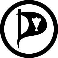 Emblemo de Piratpartio de Islando