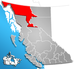 Regione di Stikine – Mappa