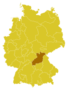 Arcidiecéze Bamberg Erzdiözese Bamberg (de.) na mapě