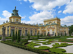 Wilanów Palace, once a royal residence