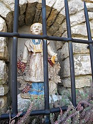 A statue of Saint Vincent in Segrois
