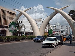 Tusks in Mombasa