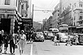Adderley Street, Cape Town in the 1950s, looking south from Strand Street