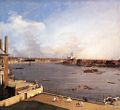 1747: London: The Thames and the City of London from Richmond House by Canaletto