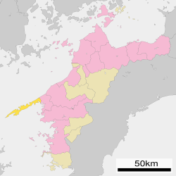 Location of Ikata