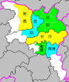 map of North-eastern Hunan 湘东北地区