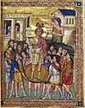 Corronation of David in the Paris Psalter