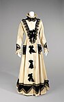 Tea dress, 1875