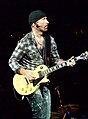 The Edge performing with U2 at Gillette Stadium, Foxboro, MA 9/21/2009